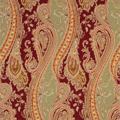 Фото Ткань портьерная с рисунком - Пейсли - стиль Американский - Купить в Интернет-магазине