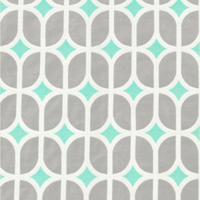 Фото Ткань портьерная с рисунком - Орнамент - стиль Американский - Серый - Купить в Интернет-магазине