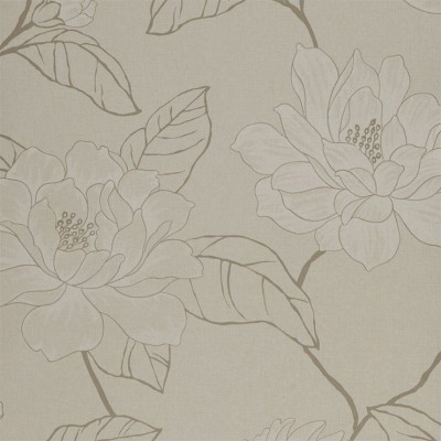 Фото Обои с рисунком - Цветы - стиль Английская классика - Серые - Купить в Интернет-магазине