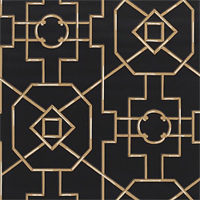 Фото Обои с рисунком - Орнамент - стиль Американский - Черные - Купить в Интернет-магазине