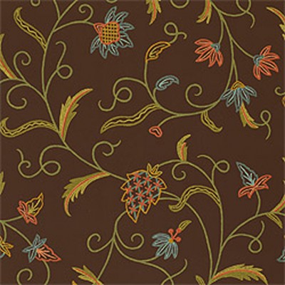 Фото Обои с рисунком - Орнамент - стиль Американский - Коричневые - Купить в Интернет-магазине