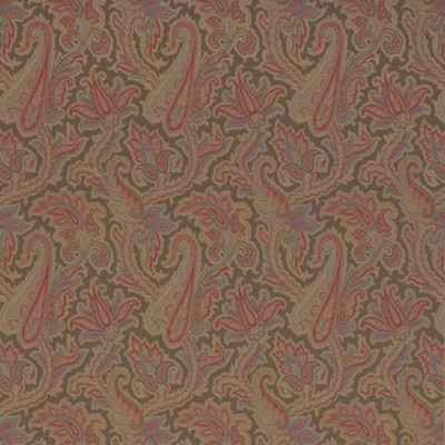 Фото Обои с рисунком - Пейсли - стиль Американский - Коричневые - Купить в Интернет-магазине