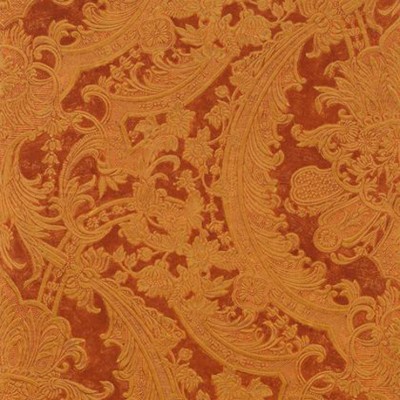 Фото Обои с рисунком - Пейсли - стиль Американский - Красные - Купить в Интернет-магазине