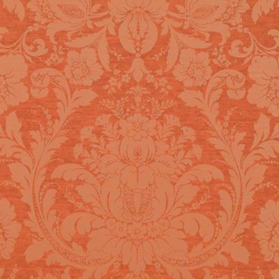 Фото Обои с рисунком - Дамаск - стиль Американский - Оранжевые - Купить в Интернет-магазине
