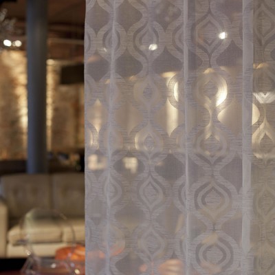 Фото Ткань тюлевая и вуаль - Ткань тюлевая гладкая - стиль Английский - Белая - Купить в Интернет-магазине