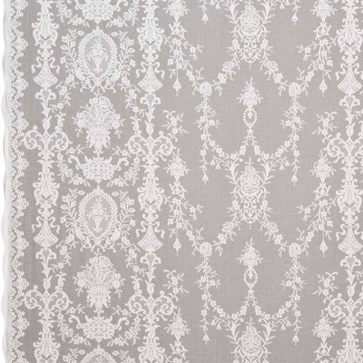 Фото Ткань тюлевая и вуаль - Ткань тюлевая с рисунком - стиль Английский - Кремовая - Купить в Интернет-магазине