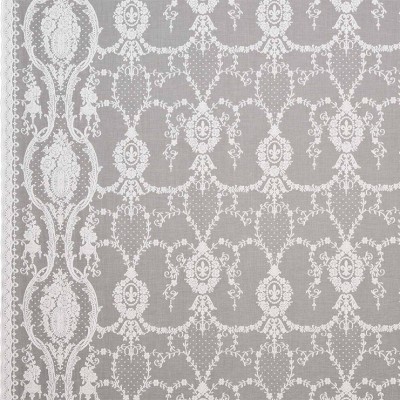 Фото Ткань тюлевая и вуаль - Ткань тюлевая с рисунком - стиль Английский - Кремовая - Купить в Интернет-магазине