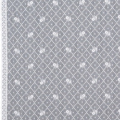 Фото Ткань тюлевая и вуаль - Ткань тюлевая с рисунком - стиль Английский - Белая - Купить в Интернет-магазине