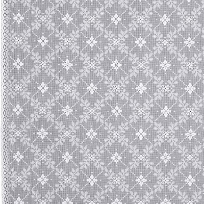 Фото Ткань тюлевая и вуаль - Ткань тюлевая с рисунком - стиль Английский - Светло-серая - Купить в Интернет-магазине