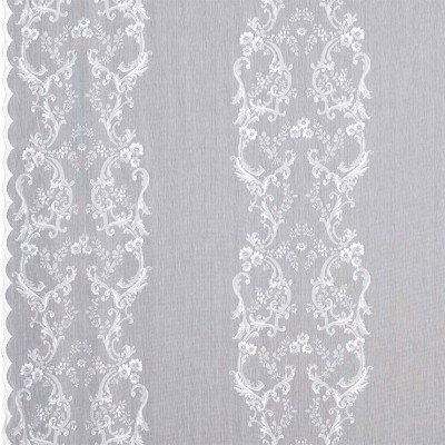 Фото Ткань тюлевая и вуаль - Ткань тюлевая с рисунком - стиль Английский - Светло-серая - Купить в Интернет-магазине