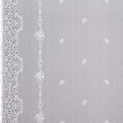 Фото Ткань тюлевая и вуаль - Ткань тюлевая с рисунком - стиль Английский - Светло-серая - Купить в Интернет-магазине