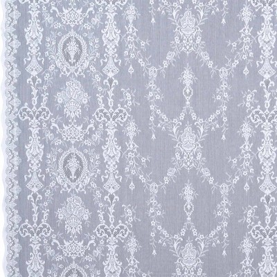 Фото Ткань тюлевая и вуаль - Ткань тюлевая с рисунком - стиль Английский - Белая - Купить в Интернет-магазине