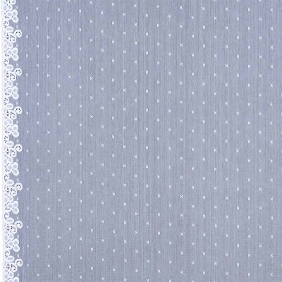 Фото Ткань тюлевая и вуаль - Ткань тюлевая с рисунком - стиль Английский - Белая - Купить в Интернет-магазине