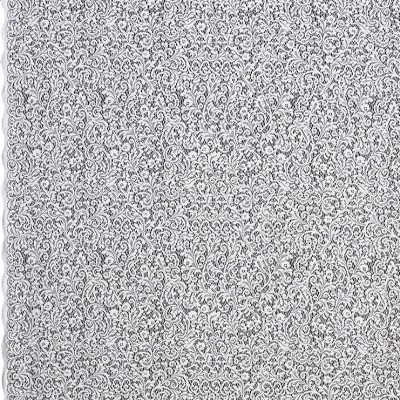 Фото Ткань тюлевая и вуаль - Ткань тюлевая с рисунком - стиль Английский - Светло-серая - Купить в Интернет-магазине