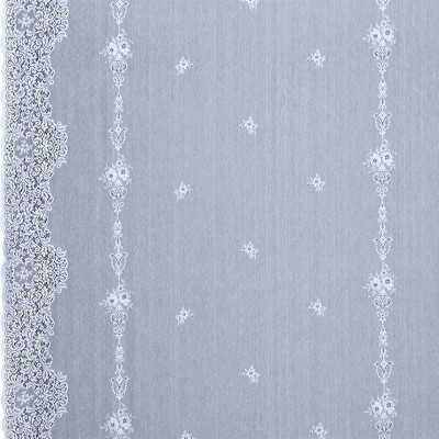 Фото Ткань тюлевая и вуаль - Ткань тюлевая с рисунком - стиль Английский - Белая - Купить в Интернет-магазине