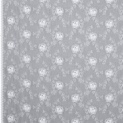 Фото Ткань тюлевая и вуаль - Ткань тюлевая с рисунком - стиль Английский - Светло-серая - Купить в Интернет-магазине