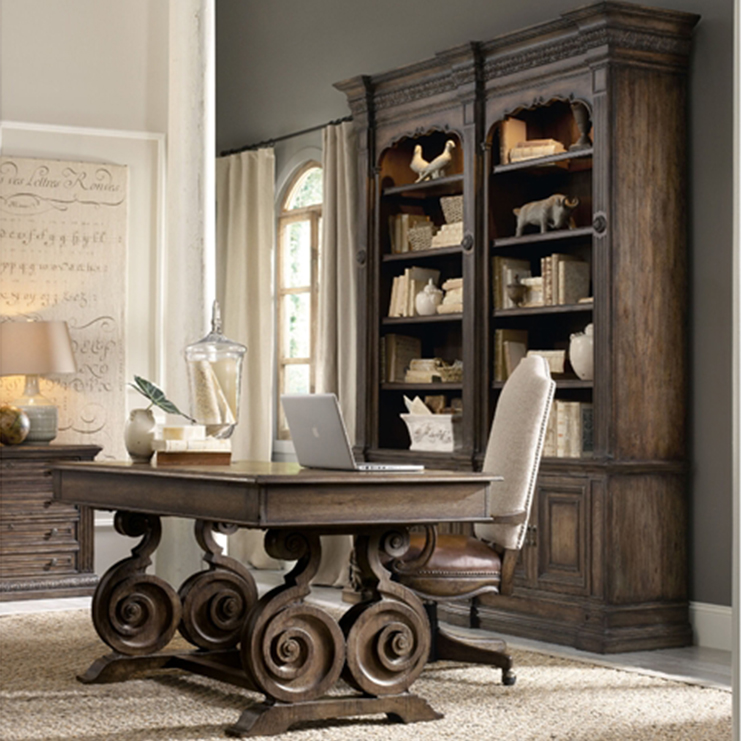 Фото Шкаф книжный/библиотека - стиль Американское наследство - Для кабинета - Купить в Интернет-магазине