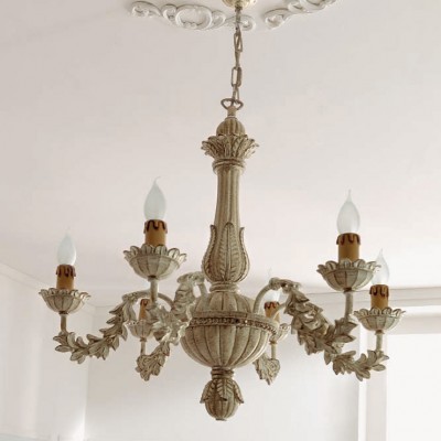 Фото Люстра - стиль Европейская классика - Деревянная - Купить в Интернет-магазине