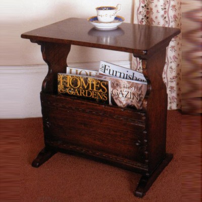 Фото Газетница деревянная - стиль Английская классика - Для комната развлеченья - Купить в Интернет-магазине