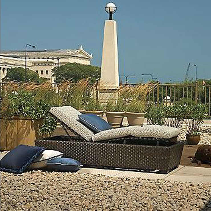 Фото Шезлонг - стиль Современный - Для терраса и бассейна - Купить в Интернет-магазине