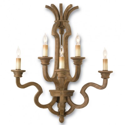 Фото Бра, светильник настенный - стиль Американская классика - Деревянный - Купить в Интернет-магазине