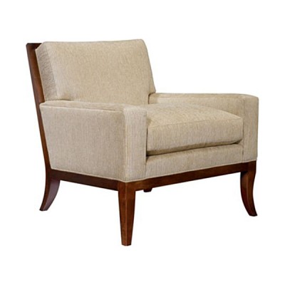 Фото Кресло на деревянной раме - стиль Alexa Hampton - Для гостиной - Купить в Интернет-магазине