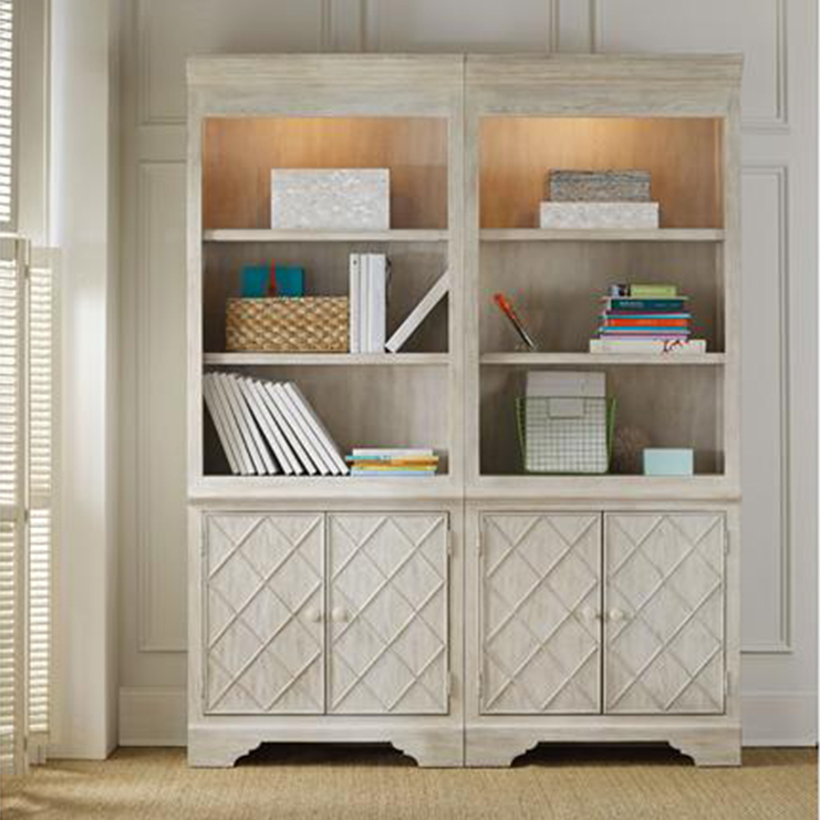 Фото Шкаф книжный/библиотека - стиль American Cottage - Для кабинета - Купить в Интернет-магазине