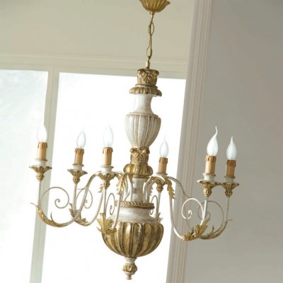 Фото Люстра - стиль Европейская классика - Деревянная - Купить в Интернет-магазине