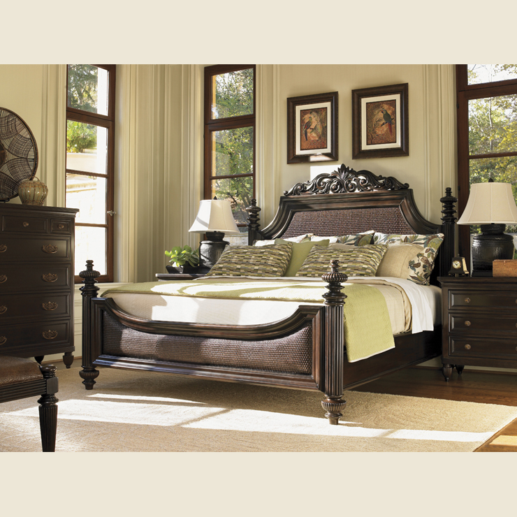 Фото Кровать - стиль Колониальный - Для спальни - Купить в Интернет-магазине
