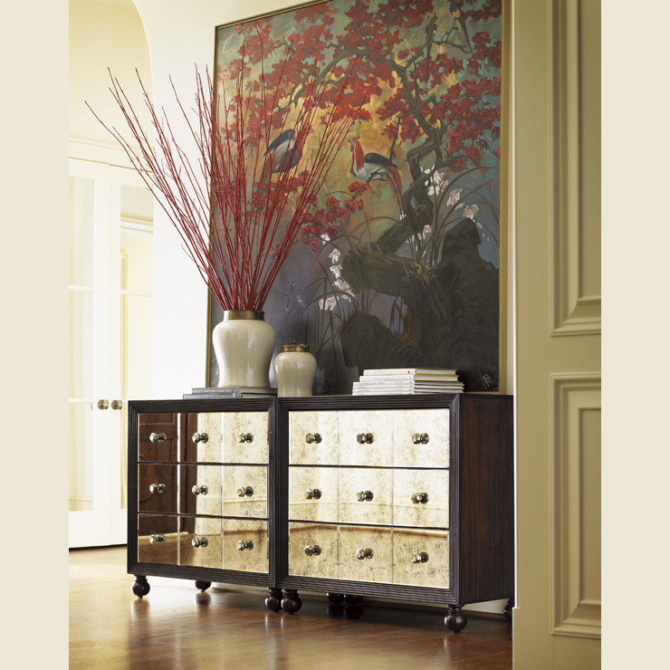 Фото Тумба прикроватная - стиль Колониальный - Для спальни - Купить в Интернет-магазине