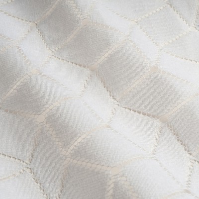 Фото Ткань тюлевая и вуаль - Ткань тюлевая с рисунком - стиль Современный - Белая - Купить в Интернет-магазине