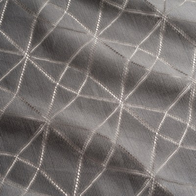 Фото Ткань тюлевая и вуаль - Ткань тюлевая с рисунком - стиль Современный - Серая - Купить в Интернет-магазине