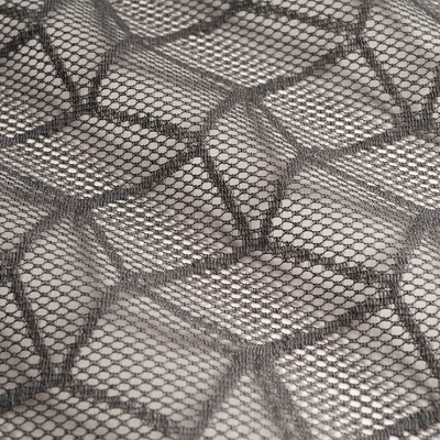 Фото Ткань тюлевая и вуаль - Ткань тюлевая с рисунком - стиль Современный - Коричневая - Купить в Интернет-магазине