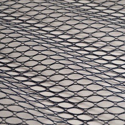 Фото Ткань тюлевая и вуаль - Ткань тюлевая с рисунком - стиль Современный - Синяя - Купить в Интернет-магазине