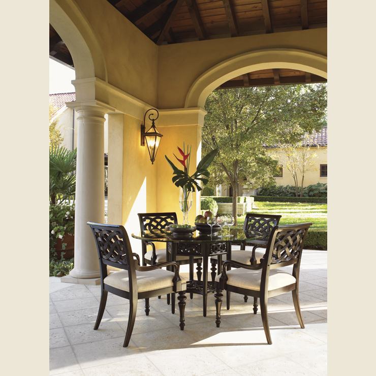 Фото Стол обеденный - стиль Колониальный - Для гостиной - большие обеденные столы производства США - Lexington - Royal Kahala - Купить в Интернет-магазине