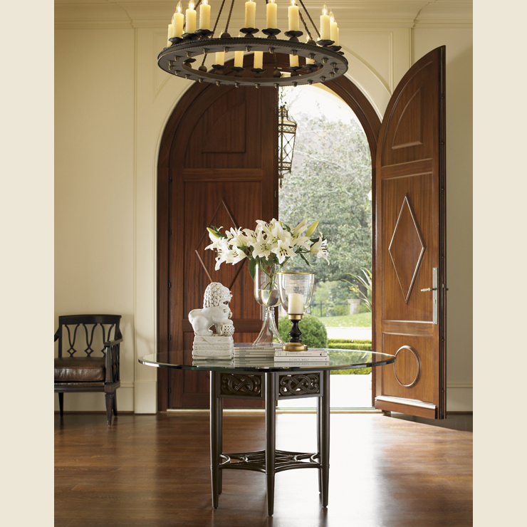 Фото Стол обеденный - стиль Колониальный - Для гостиной - большие обеденные столы производства США - Lexington - Royal Kahala - Купить в Интернет-магазине