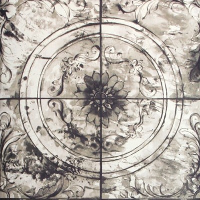 Фото Обои с рисунком - Орнамент - стиль Современный - Светло-серые - Купить в Интернет-магазине