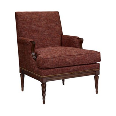 Фото Кресло на деревянной раме - стиль Alexa Hampton - Для гостиной - Купить в Интернет-магазине
