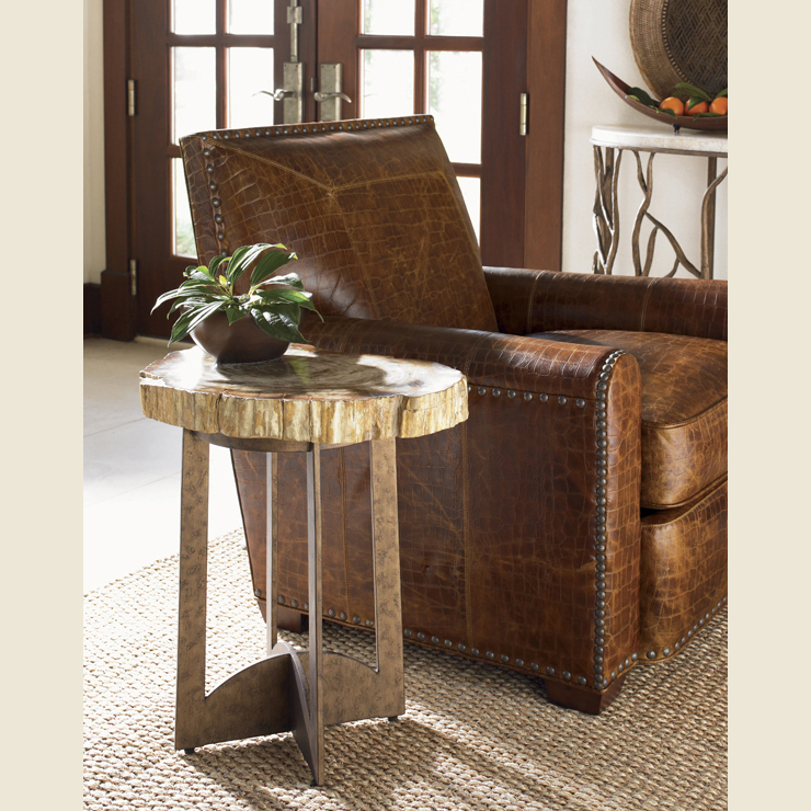 Фото Кресло обитое - стиль Современное кантри - Для гостиной - удобное кресло производства США - Lexington - Road to Canberra - Купить в Интернет-магазине