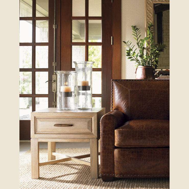 Фото Кресло обитое - стиль Современное кантри - Для гостиной - удобное кресло производства США - Lexington - Road to Canberra - Купить в Интернет-магазине