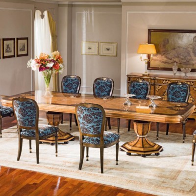 Фото Стол обеденный - стиль Русский дворцовый - Для столовой - большие обеденные столы производства США - Colombo Mobili - Italy 19th century - Купить в Интернет-магазине