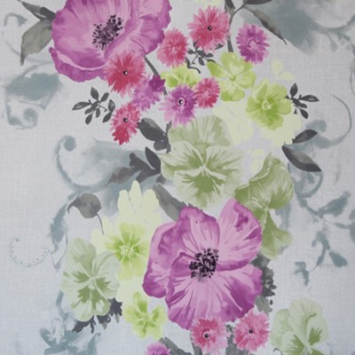 Фото Обои с рисунком - Цветы - стиль Английская классика - Светло-серые - Купить в Интернет-магазине