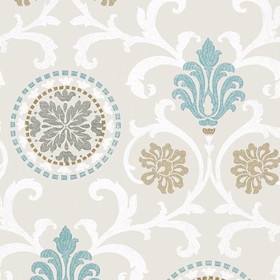 Фото Обои с рисунком - Крупный декор - стиль Американский - Светло-серые - Купить в Интернет-магазине