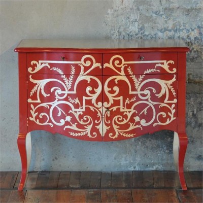 Фото Комод/буфет узкий - стиль Тоскана - Для гостиной - Купить в Интернет-магазине