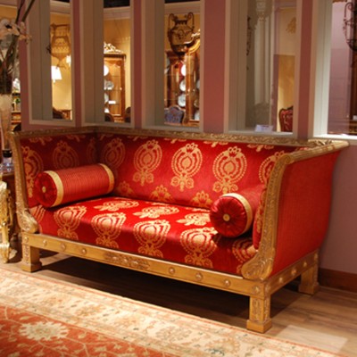 Фото Диван большой - стиль Русский дворцовый - Для гостиной - Купить в Интернет-магазине