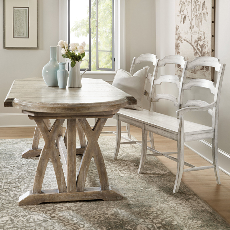 Фото Стол обеденный - стиль American Cottage - Для столовой - большие обеденные столы производства США - Hooker - Boheme - Купить в Интернет-магазине