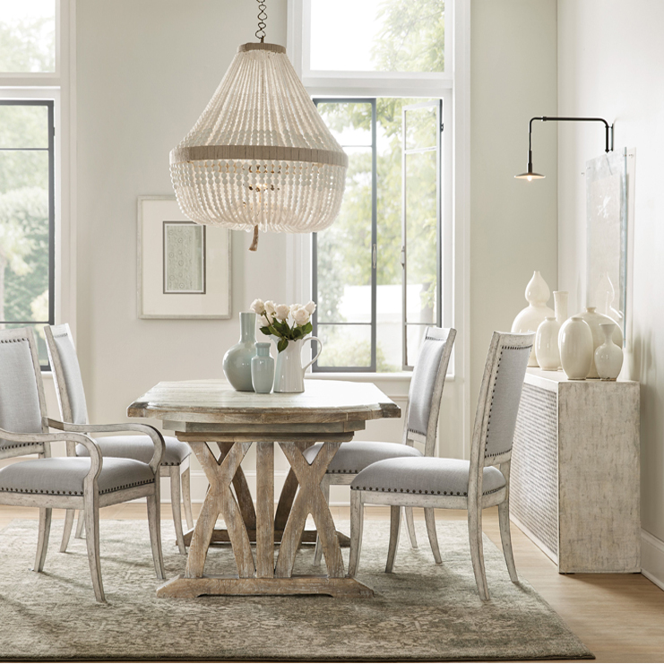 Фото Стол обеденный - стиль American Cottage - Для столовой - большие обеденные столы производства США - Hooker - Boheme - Купить в Интернет-магазине