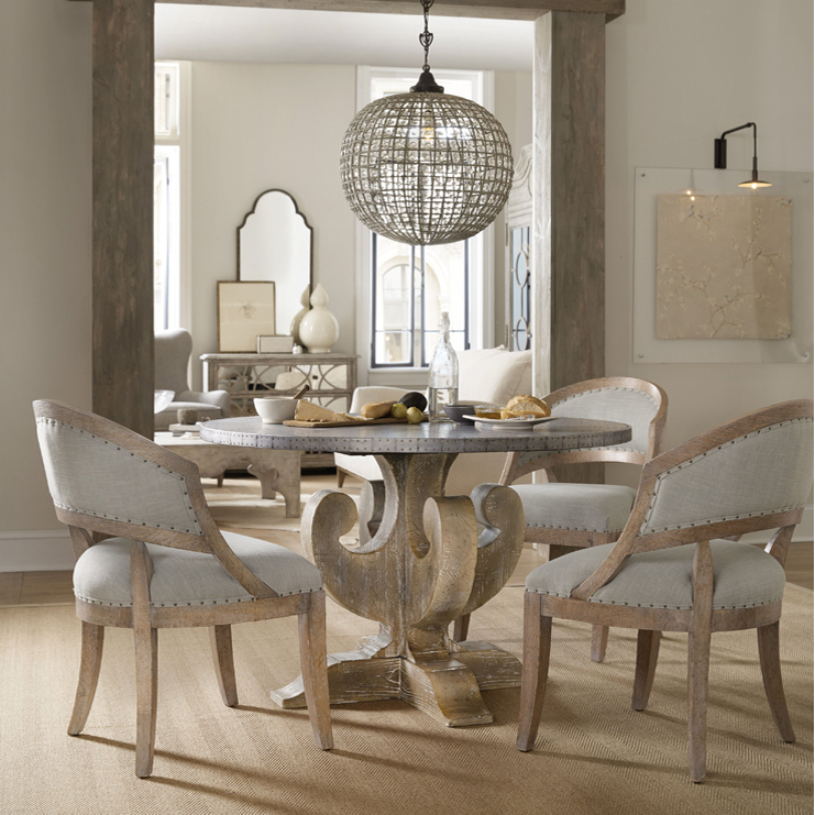 Фото Стол обеденный - стиль American Cottage - Для столовой - большие обеденные столы производства США - Hooker - Boheme - Купить в Интернет-магазине Фото Стол обеденный - стиль American Cottage - Для столовой - большие обеденные столы производства США - Hooker - Boheme - Купить в Интернет-магазине