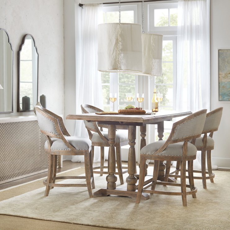 Фото Стол обеденный - стиль American Cottage - Для столовой - большие обеденные столы производства США - Hooker - Boheme - Купить в Интернет-магазине