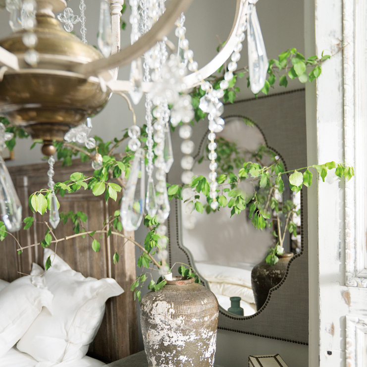 Фото Зеркало настенное - стиль American Cottage - Для гостиной - Купить в Интернет-магазине